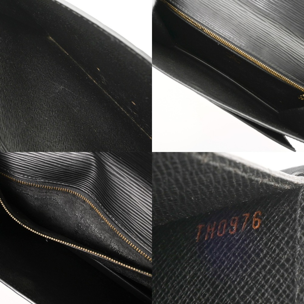 Louis Vuitton Epi Series Dragonne Noir Black Leather Shoulder Bag - Picture 9 of 10